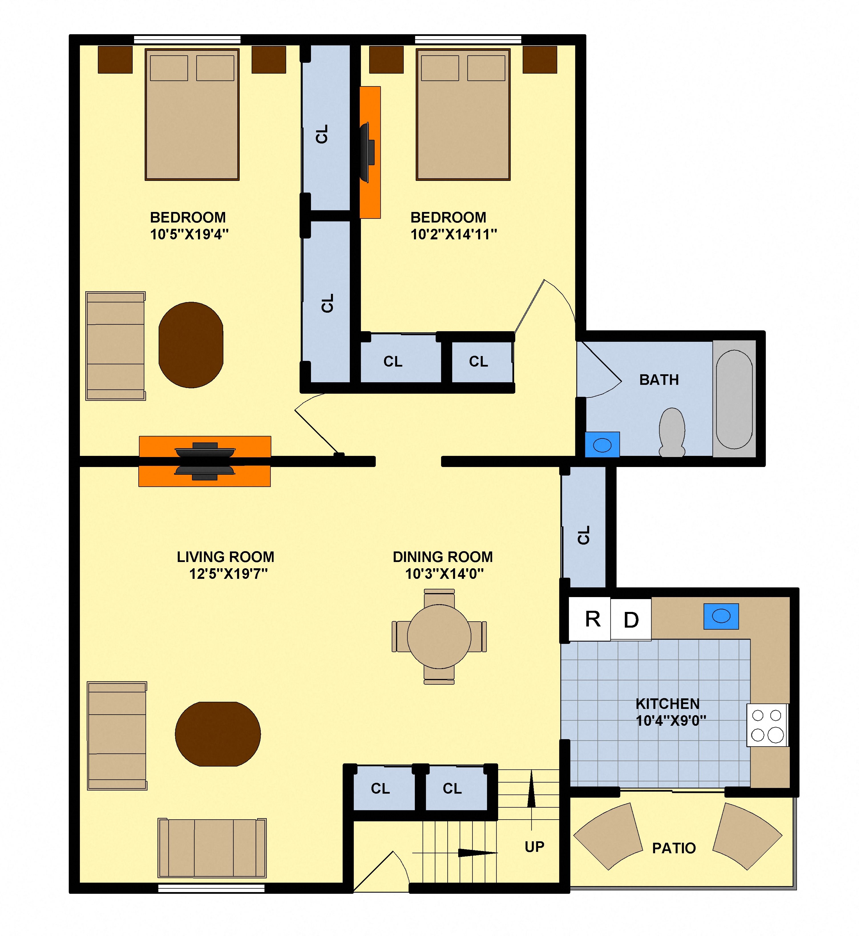 Floor Plans of Brookwood at Sayville in Sayville, NY